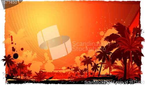 Image of Tropical background