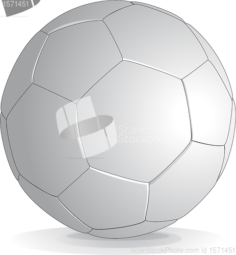 Image of Soccer ball isolated on white background