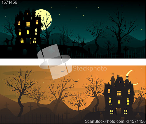 Image of Halloween background illustration