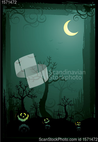 Image of Halloween background illustration