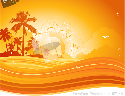 Image of Tropical background