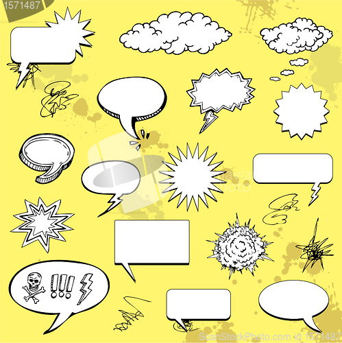 Image of comic speech bubbles