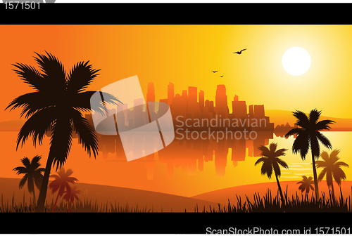 Image of Tropical background