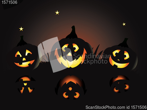 Image of Halloween background illustration