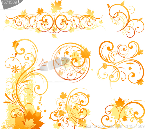 Image of Autumn floral ornament