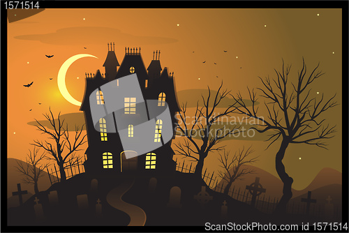 Image of Halloween background illustration
