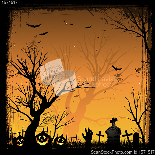 Image of Halloween background illustration