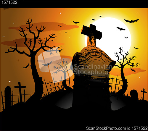 Image of Halloween background illustration