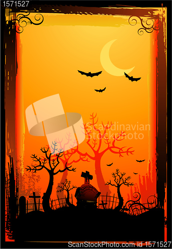 Image of Halloween background illustration