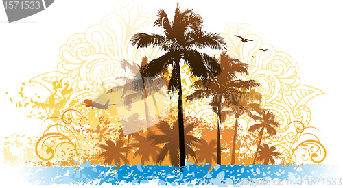 Image of Tropical background