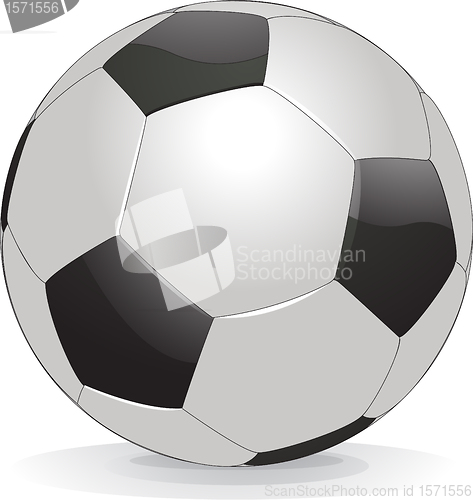 Image of Soccer ball isolated on white background