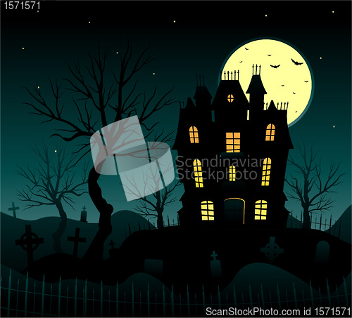 Image of Halloween background illustration