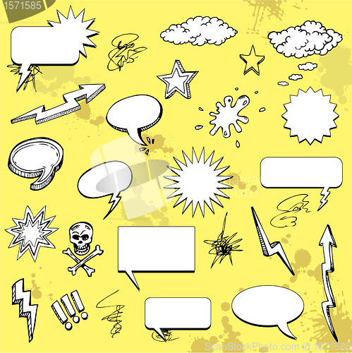 Image of comic speech bubbles