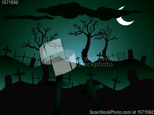 Image of Halloween background illustration