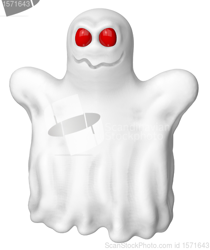 Image of red eyed ghost