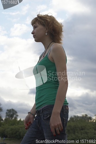 Image of Walking girl