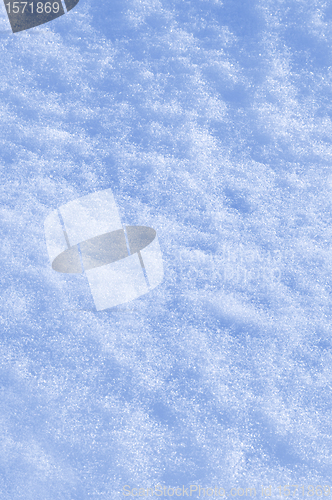 Image of Detail of snow texture with shadows - background