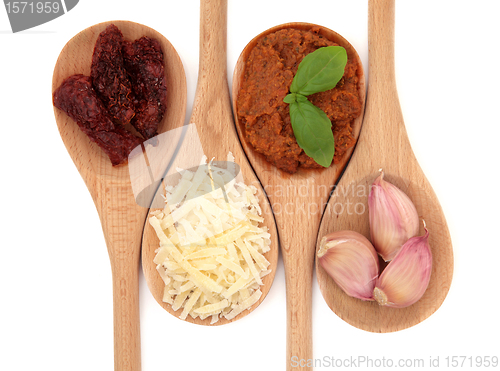 Image of Pesto and Ingredients