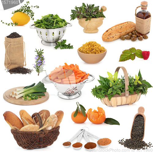 Image of Healthy Food Selection