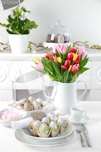 Image of Place setting for Easter