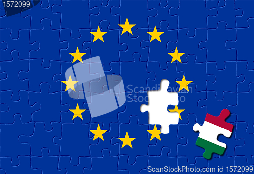 Image of Italy and European Union