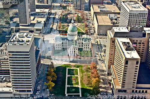 Image of Aerial view of St. Louis