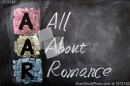 Image of Acronym of AAR for All About Romance