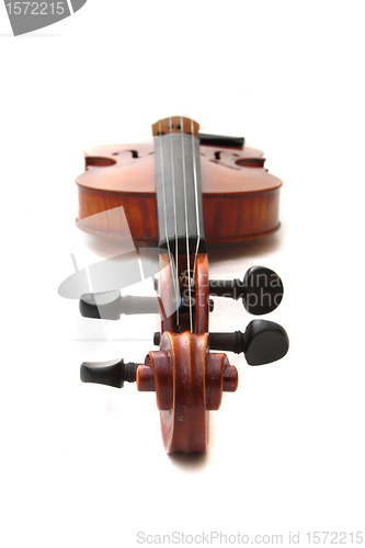 Image of old wooden violin