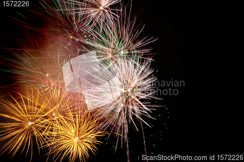 Image of nice color fireworks