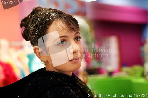 Image of Girl with her hair done
