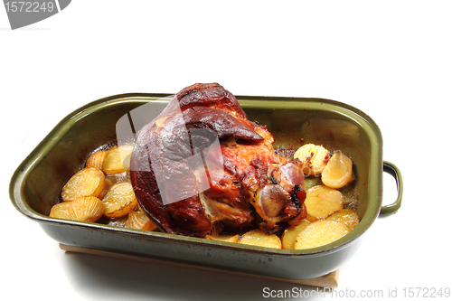Image of roasted pork knuckle