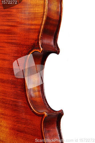 Image of violin details