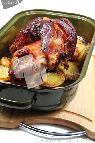 Image of roasted pork knuckle