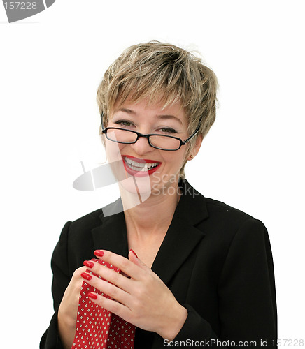 Image of Smiling businesswoman
