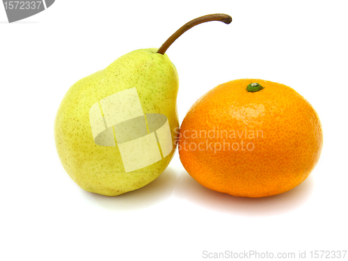 Image of Mixed Fruits Isolated on White