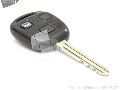 Image of Car key, object isolated on white background .