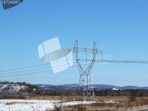 Image of electrical grid near field