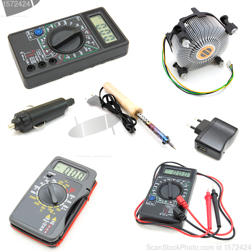Image of A set of electrical appliances 