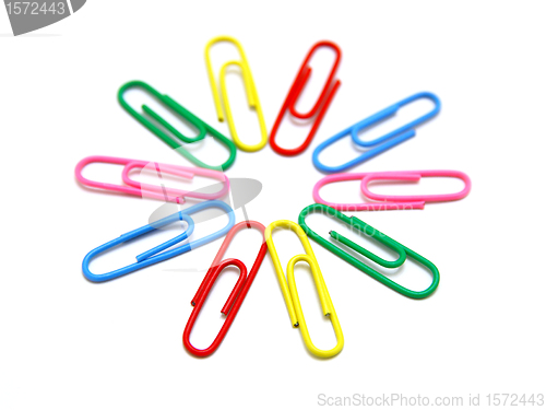 Image of Flower from paper clips
