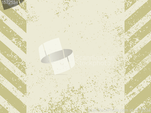Image of A grungy and worn hazard stripes texture. EPS 8