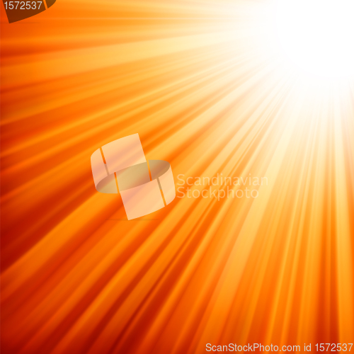 Image of Red luminous rays. EPS 8