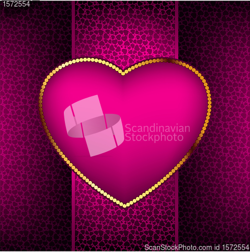 Image of Valentine day card. EPS 8