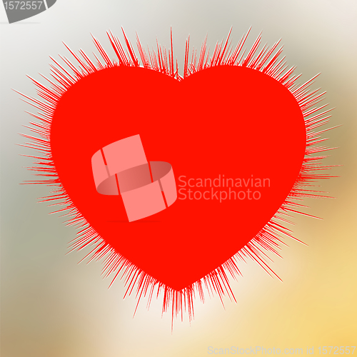 Image of Abstract Heart Burst. EPS 8