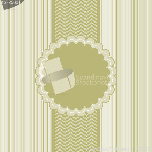 Image of Elegant greeting card template. EPS 8