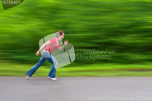 Image of Running Girl
