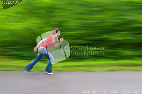 Image of Running Girl