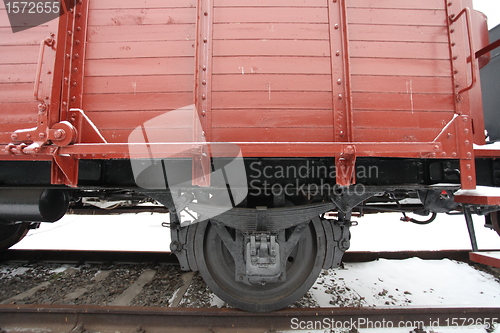 Image of old boxcar