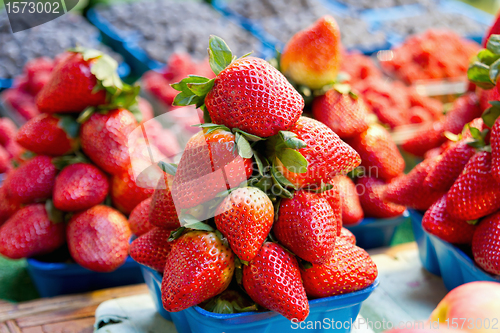 Image of Sweet Ripe Red Strawberries 