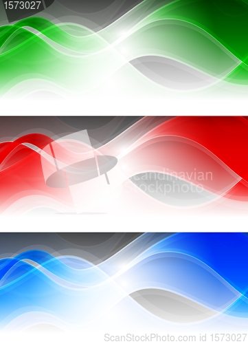 Image of Abstract bright banners