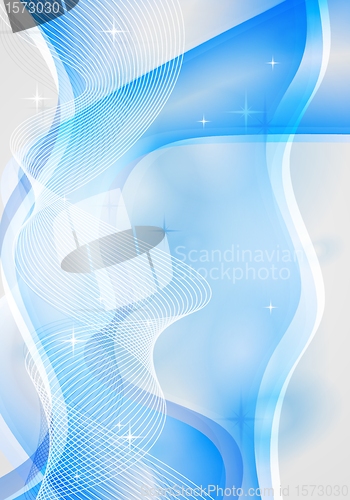 Image of Blue waves background